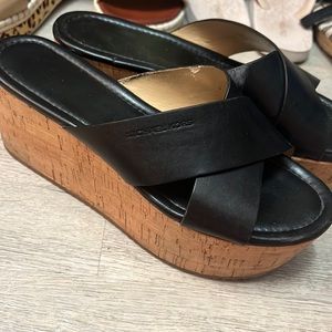 Black MK wedge
